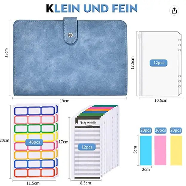 Budgetplaner Blau- Budget Binder-