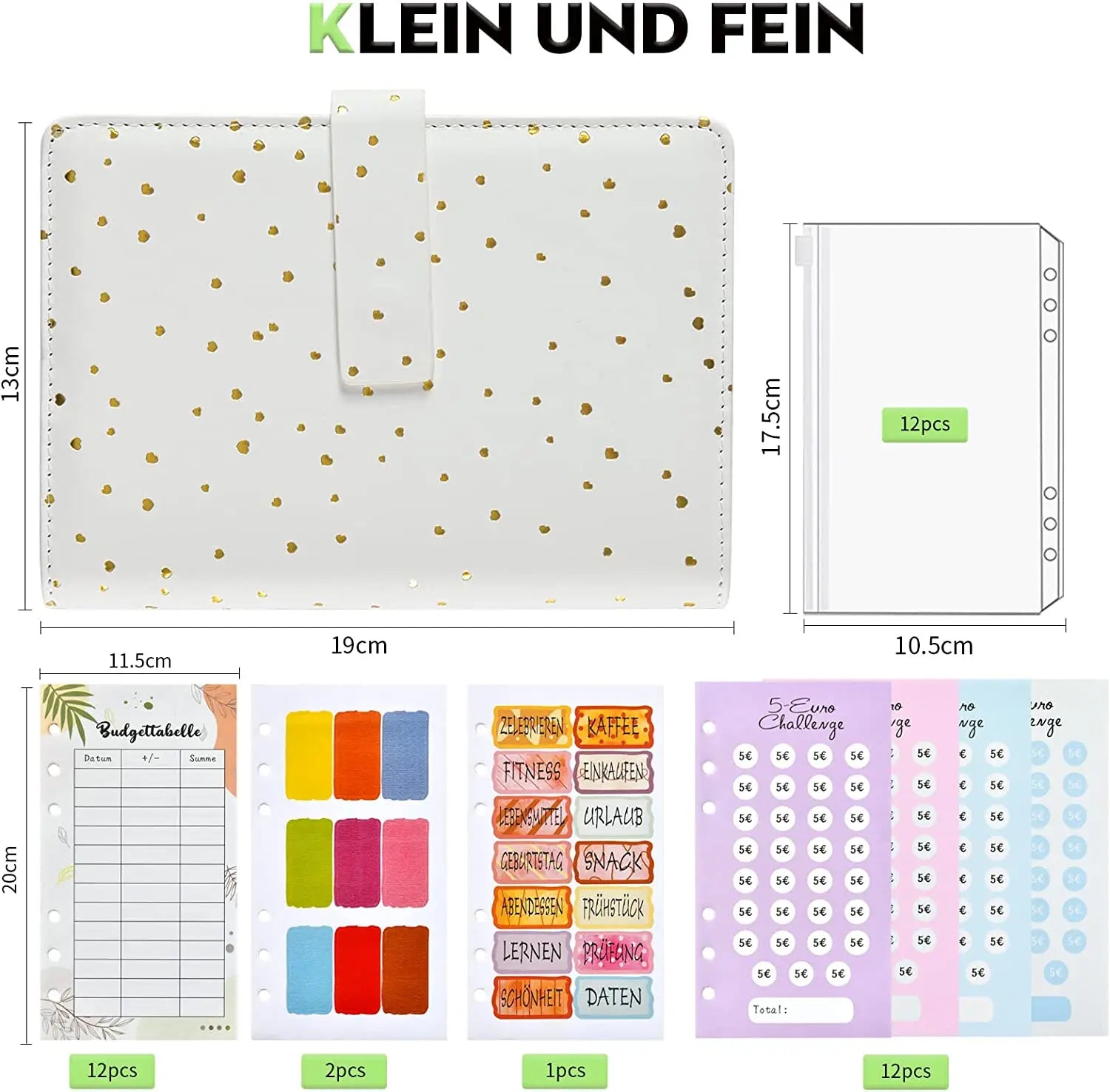 BUDGETPLANER WEISS- Budget Binder-