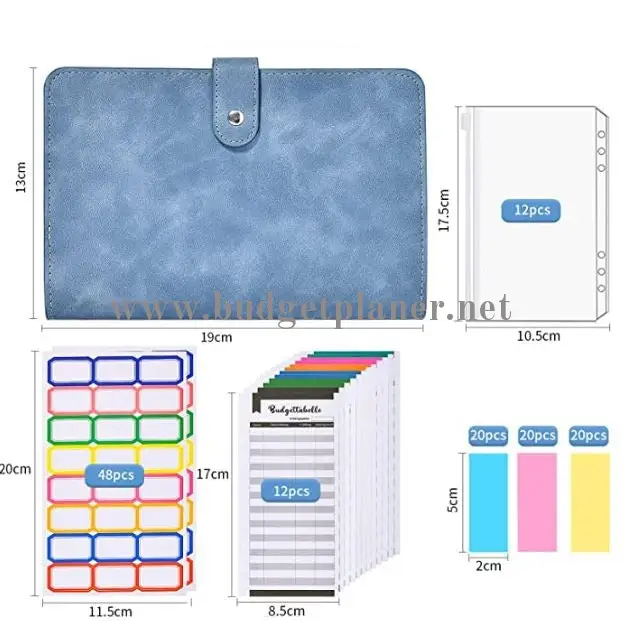 BUDGET BINDER FUR Budgetplaner Blau - Budgetplaner