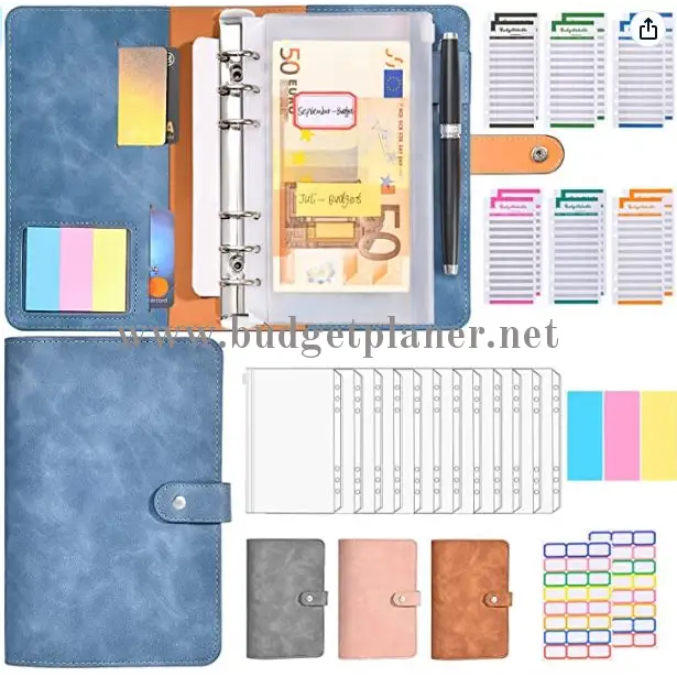 BUDGET BINDER FUR Budgetplaner Blau - Budgetplaner