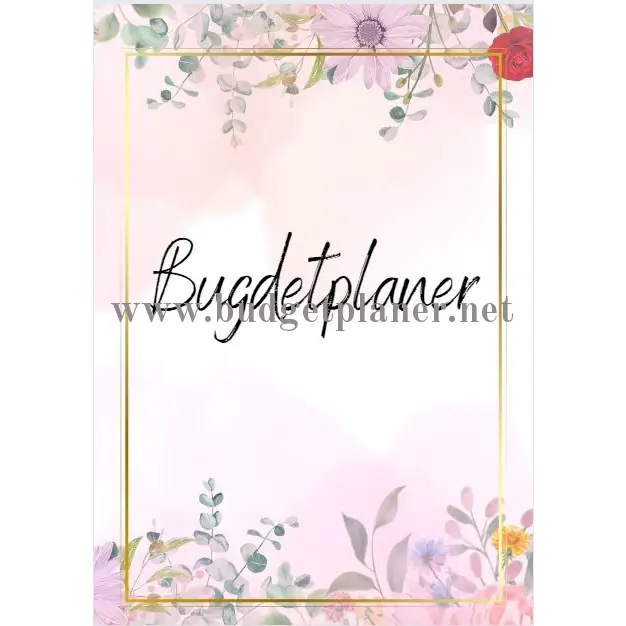 Budgetplaner Vorlage für Monatsbudgetkarten, 12-farbig bedruckbar, PDF A4 Vorlage für Sparbudgetkarten, Laminierbare Budgetkarten, Budgetplaner-Budgetplaner