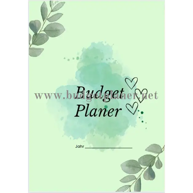 Budgetplaner - Challenge Set ohne Binder Grün-Budgetplaner